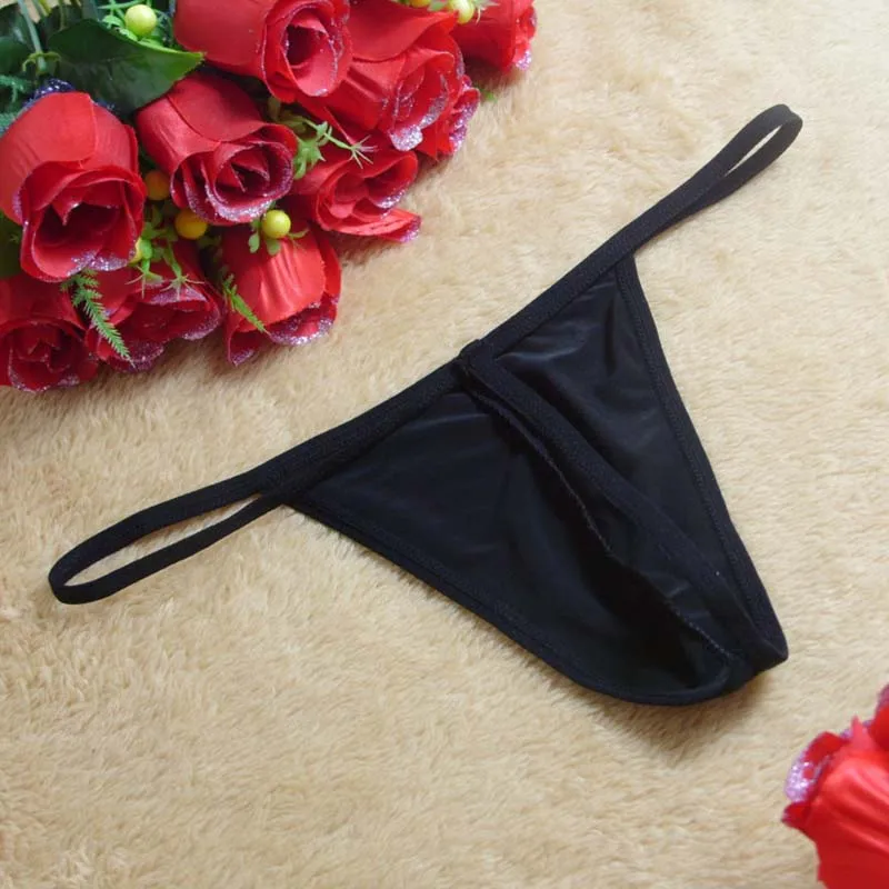 

Hot Sale Exotic Apparel Sexy Men's Underwear Classic Low Waist Thong Simple G-string Bandage Briefs for Men LB