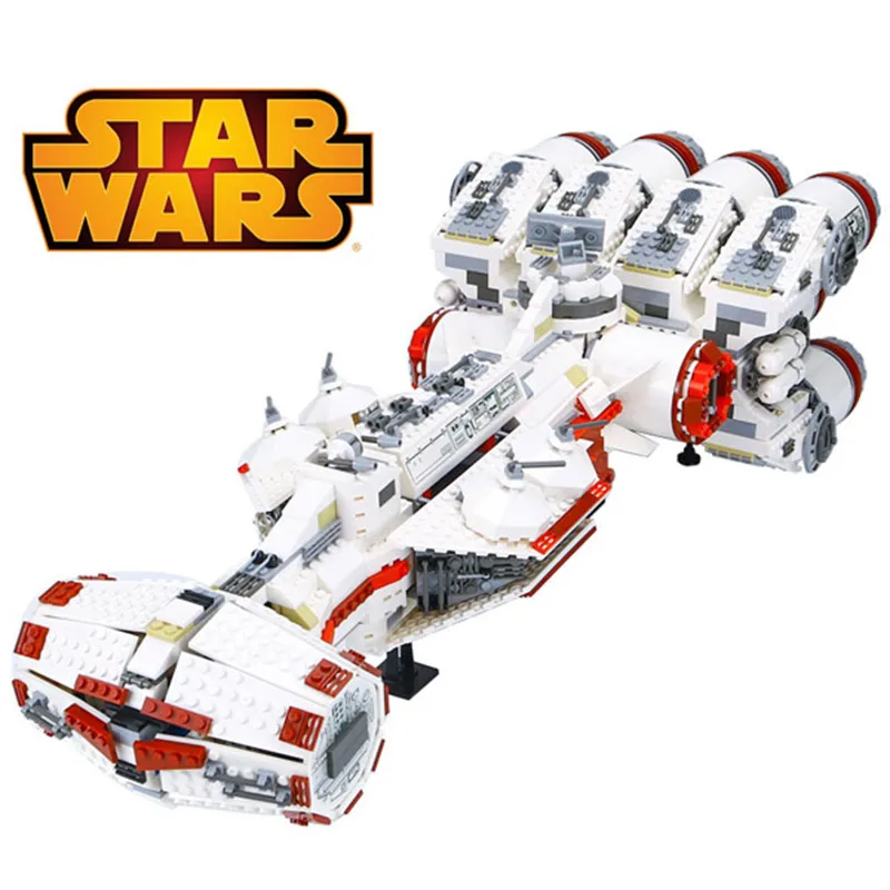 LEPIN 05046 Star Fighter Series Tantive IV Rebel Blockade Runner 10019 Building Blocks 1748pcs Bricks Toys Gift For Children lepin 05046 1748pcs star war series the tantive iv rebel blockade runner set building blcoks bricks toys for children gift 10019