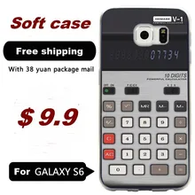 For Samsung Galaxy S6 PC Hard back shell protective cases painted G9200/G920F/ mobile phone case cover Calculator