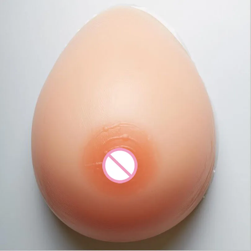300g Creative water drop design Super soft Silica gel Breast Form Supports Artificial Fake False Breast Real touch feeling MR077