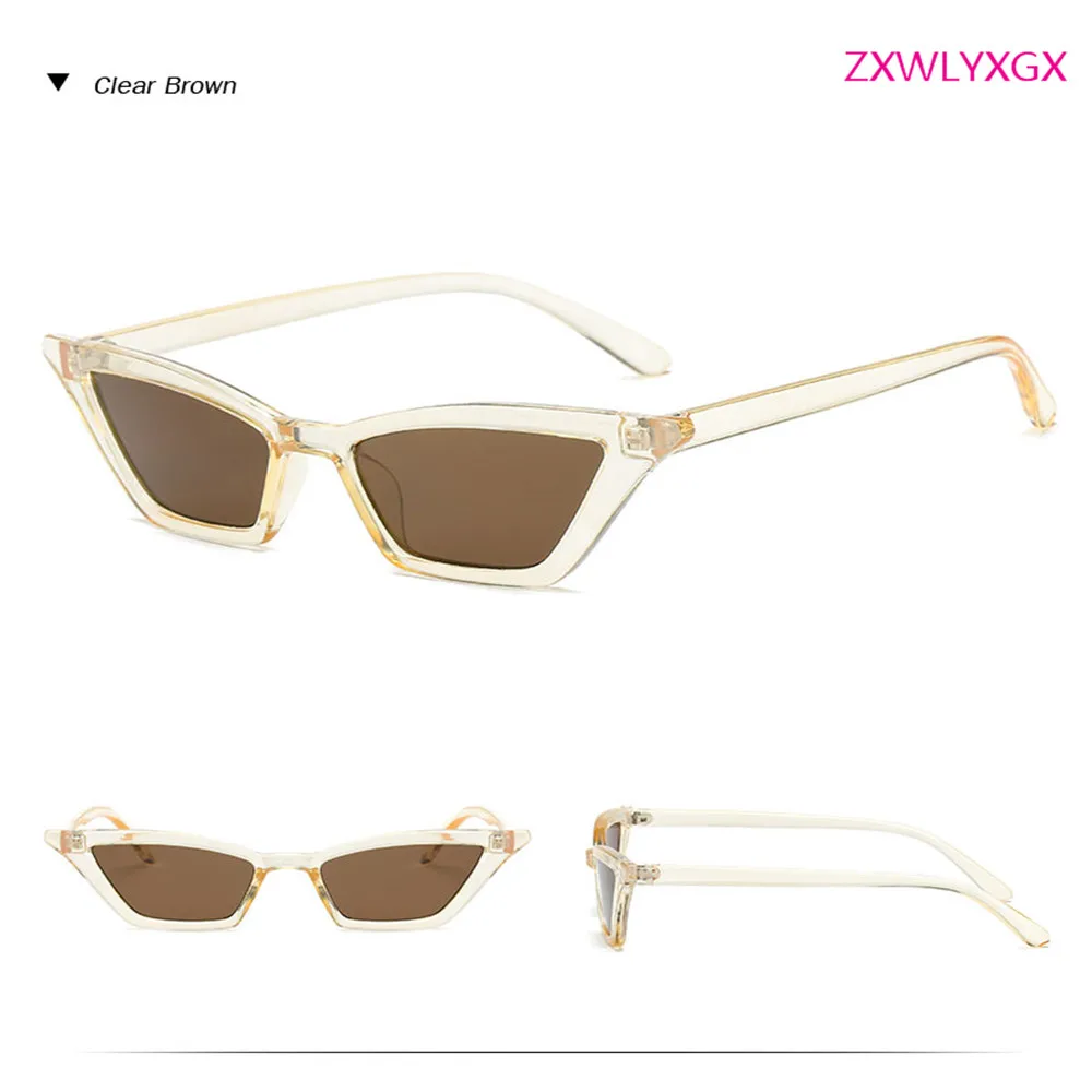ZXWLYXGX новые тренды в Европе и Америке ретро солнцезащитные очки женские кошачий глаз очки красочные морской личности
