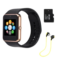 Multilingual Smart Watch Clock Sync Notifier Support Sim Card Bluetooth for IOS Android Phone font b