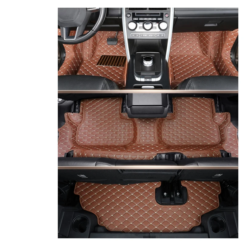 Lsrtw2017 роскошный кожаный автомобильный салон автомобиля коврик анти-kick коврик для land rover discovery sport