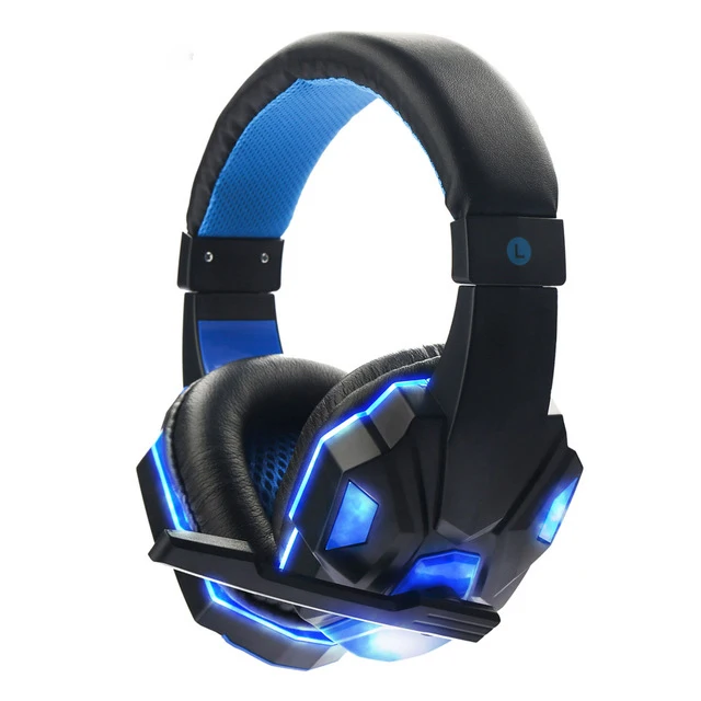 Magift Bass HD Gaming Headset Cool Glowing Mic Stereo Sound Wired
