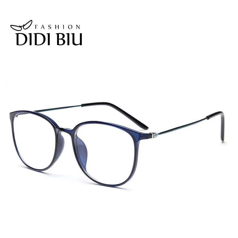 

DIDI Leopard TR90 Titanium Eyeglasses Thin Frame Women Men Clear Lens Myopia optical glasses Spectacle Frames Oculos De Sol U569