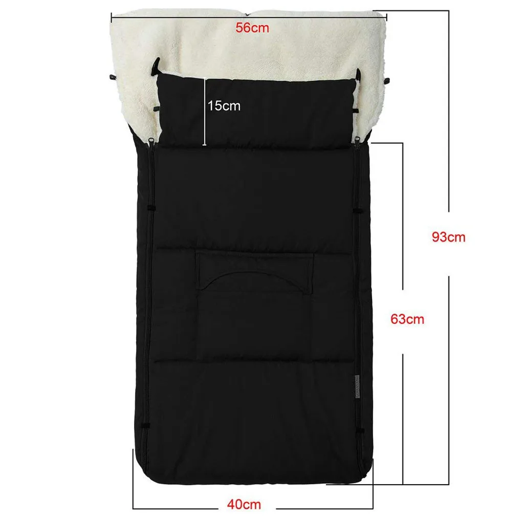 Baby stroller sleeping bag envelope in the stroller warm thick sleeping bag Universal Footmuff Cosy Toes Apron Liner Buggy Pram