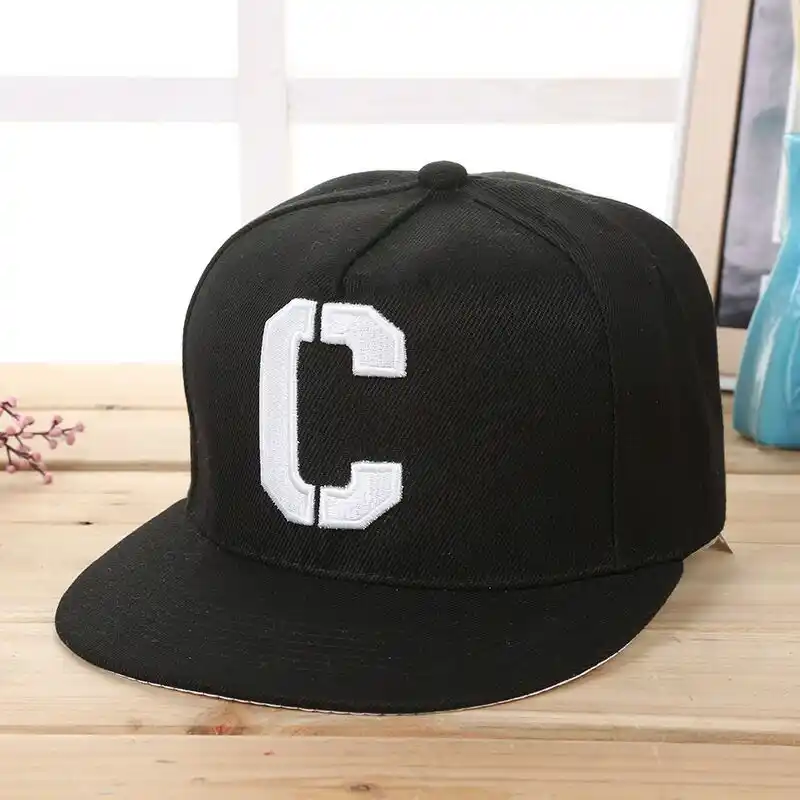 white straight cap