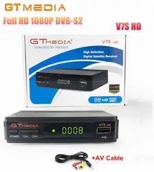 2 шт [натуральная] GTMEDIA V7S 1080 P V7S HD DVB-S2 HD Спутниковое ТВ-приемник Поддержка ключ powervu, biss cccamd Newcamd