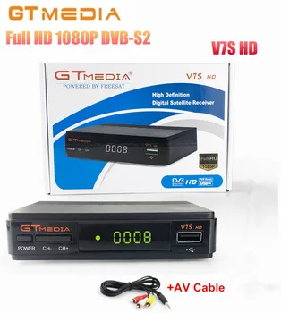 

2 Pieces [Genuine] GTMEDIA V7S 1080P V7S HD DVB-S2 HD Satellite TV Receiver Support PowerVu Biss Key Cccamd Newcamd