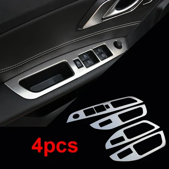 

Stainless steel for FAW BESTURN X40 Interior Door lift glass switch panel / Inner door handle / Sound horn decoration frame