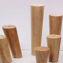 Ножки для мебели, деревянный стол, твердый деревянный диван, чайный шкаф, кухонная ножка, скандинавский стиль, наклонный конус