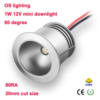 

9pcs/lot Mini led downlight 1W 12v cabinet lamp (hole size:20mm),LED Star light CE RoHS Certified,LED Ceiling Spot Light