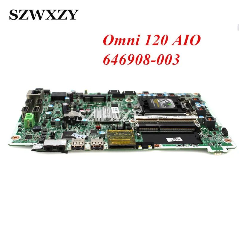 

Original For HP Omni 120 AIO Motherboard 646908-003 665465-001 DA0WJ5MB6F0 MainBoard H61 DDR3 Full Tested Free Shipping