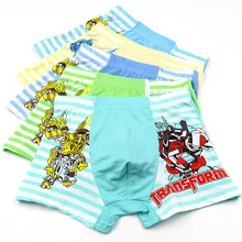 Новое детское нижнее белье 10 шт./партия новые боксеры с рисунками для мальчиков 3-7 лет нижнее белье для мальчиков с 3D принтом