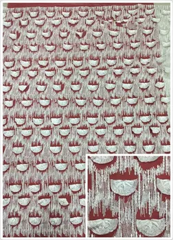 

Latest french lace top fashion dress corded chantilly lace fabric wholesale african lace for resell