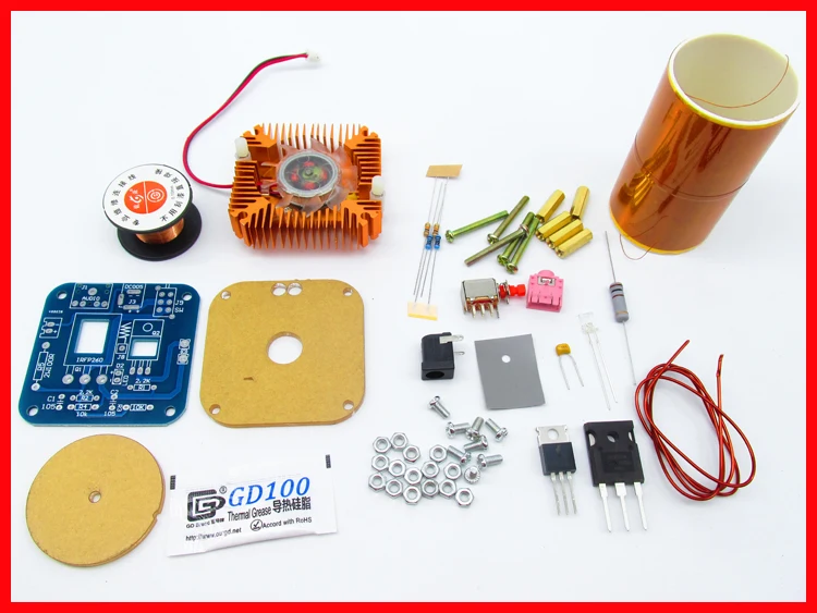 

Music Tesla coil DIY suite ZVS technology, physics, electronics, small Tesla spare parts