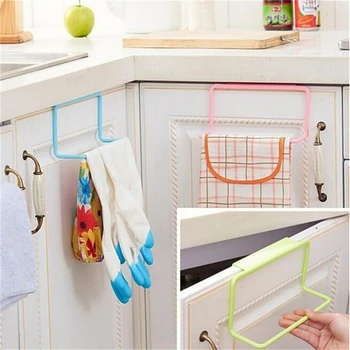 

Cupboard Hanger Bar Hook Bathroom Kitchen Top Home Organization Candy Colors Over Door Tea Towel Holder Rack Rail