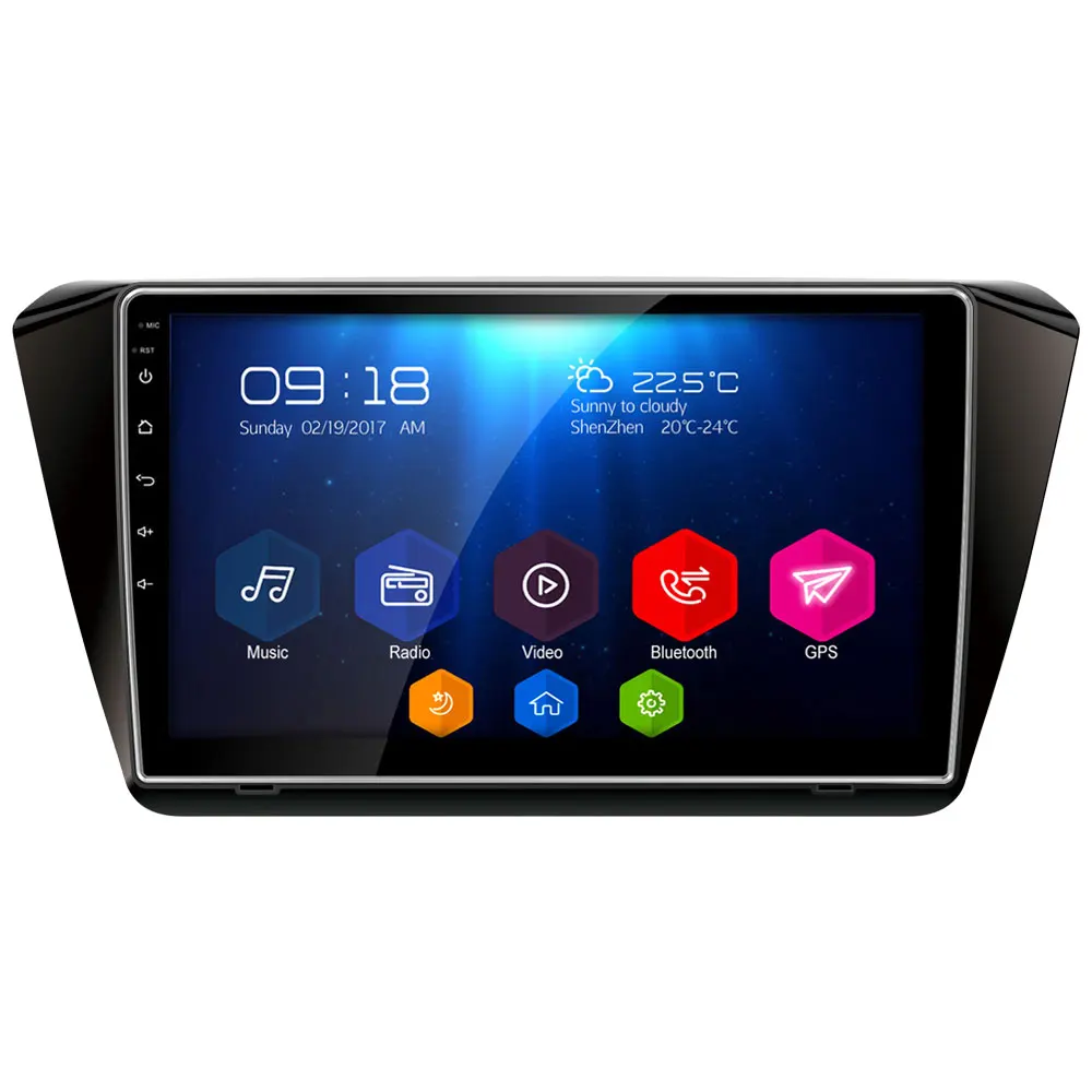 

10.1" IPS WIFI Android 8.1 Octa Core 2GB RAM 32GB ROM RDS BT FM AM Car DVD Multimedia Player Stereo For Skoda Rapid 2013-2019