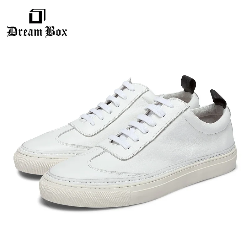 Кожаные кроссовки белые туфли мужские лоферы tenis masculino chaussure homme calzado Хомбре