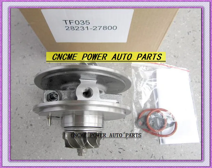 TURBO Cartridge CHRA TF035 28231-27800 49135-07300 49135-07301 49135-07302 49135-07100 Turbocharger For HYUNDAI Santa Fe 06-09 D4EB D4EB-V 2.2L CRDi 150HP (5)