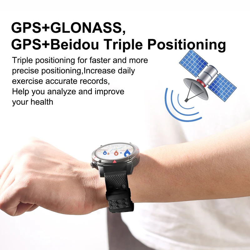Gps умный браслет 1," bluetooth Вызов Смарт часы телефон водонепроницаемый Пульс ГЛОНАСС-компасный альтиметр запись активности gifits