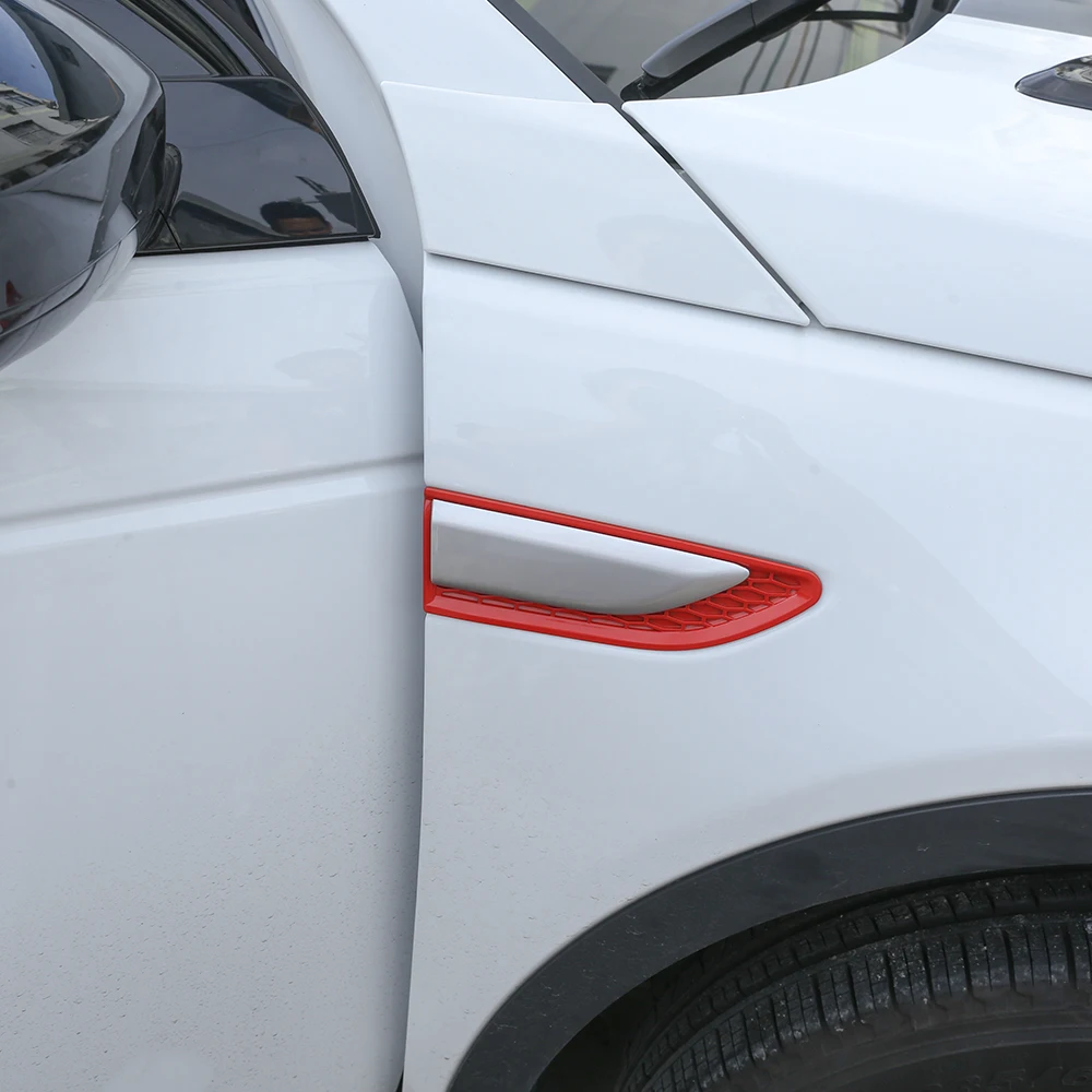 ABS автомобильное боковое вентиляционное отверстие крыло крышка отделка для Land Rover Дискавери Спорт- Замена автомобильные аксессуары