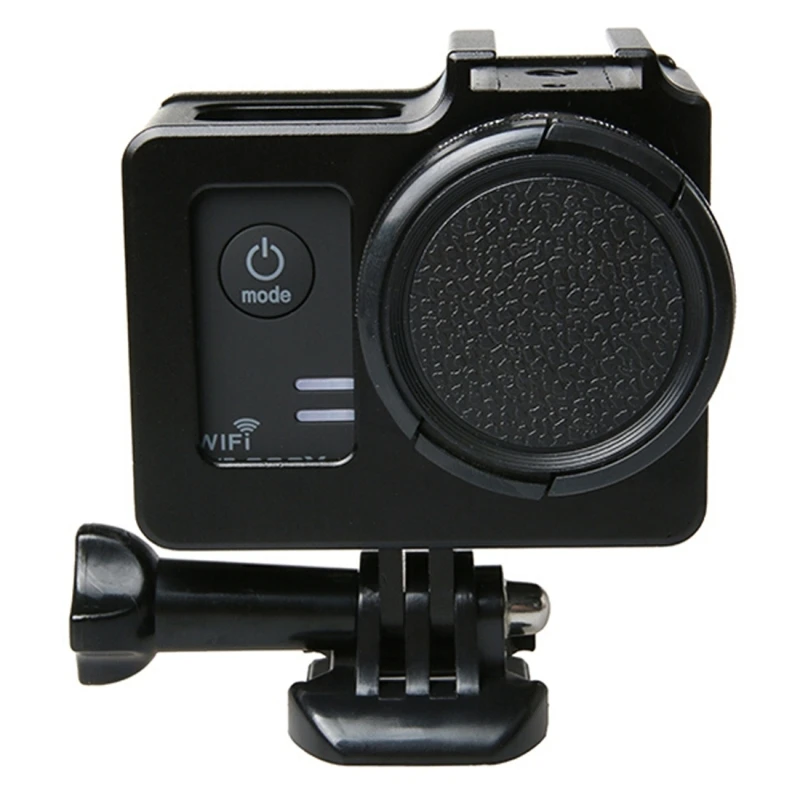 For SJCAM SJ5000 SJ5000+ SJ5000x Protective Housing Case Cover Metal camera accessories alloy cage cover frame 40.5mm UV filter camera : image For SJCAM SJ5000 SJ5000+ SJ5000x Protective Housing Case Cover Metal camera accessories alloy cage cover frame 40.5mm UV filter camera