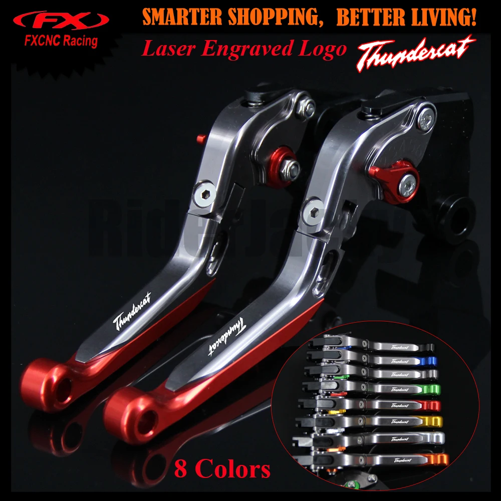 Красный + титановый для YAMAHA YZF600R Thundercat 1996 2007 1999 2000 2001 2002 2003 2004 2005 2006 CNC рычаги