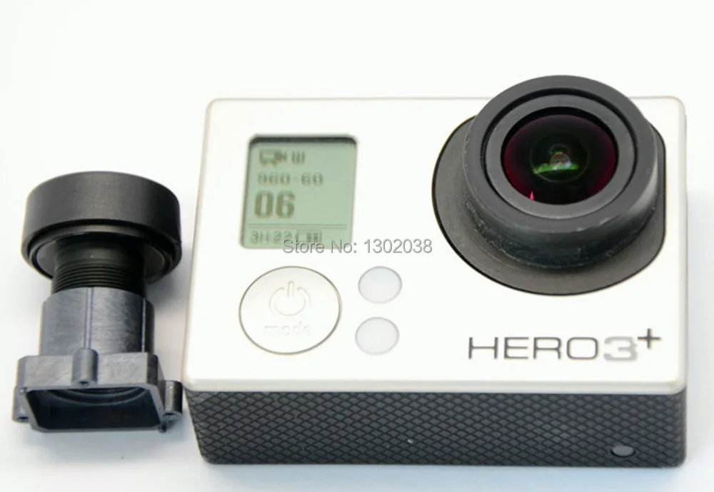 Аксессуары для камеры Go Pro Аксессуары 170 градусов Широкий формат объектив Широкий формат Камера объектив с держателем для спортивной экшн-камеры Go Pro HD Hero3+/3/4