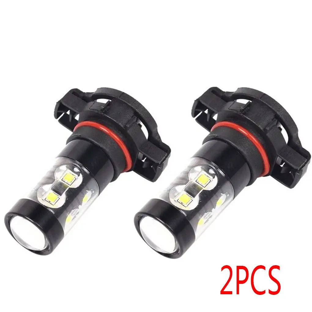 

2Pcs H16 5202 Bright High Power 50W 850LM White LED Bulbs Xar Fog Light Replacement