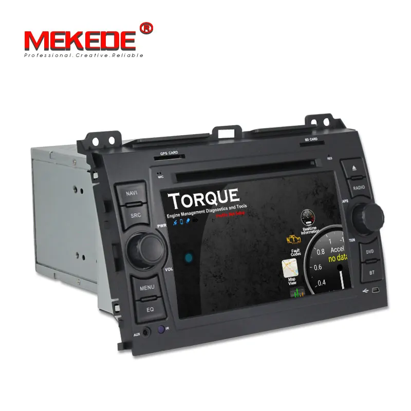 Clearance MEKEDE 2Din Android 7.1 2+16G  Car DVD Player for Toyota Land Cruiser Prado 120 2002-2009 Black GPS Navigation RDS Auto Radio 3