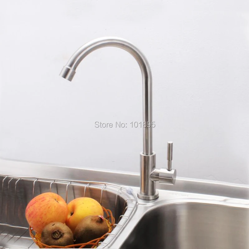 

Deck Mounted and Wall Mounted Half Inch Thread Stainless Steel Material Cold Water Tap
