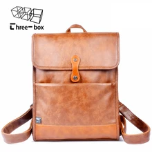 Fashion brand for men and women backpack mens leather business bag large women backpack male travel