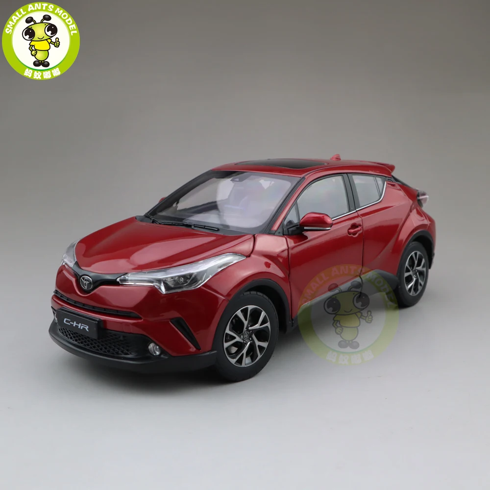 1/18 CHR C-HR литая под давлением модель автомобиля SUV игрушки дети мальчик девочка подарок красный цвет