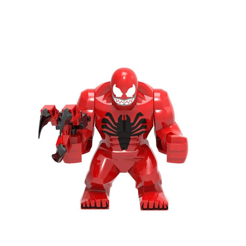 

Single Sale Building Blocks Avengers 4 Endgame Space Carnage Hulk Spider Man Thanos Figures For Children Collection Toys D202