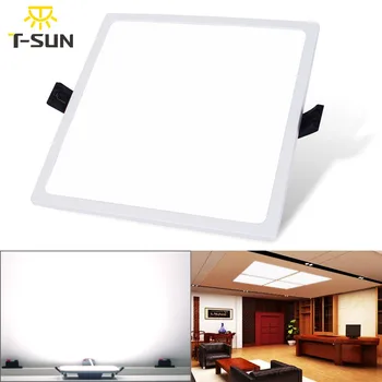 

T-SUNRISE LED Downlight Panel Square Lamp Ceiling Down light LED Recessed Surface Mounted Panel for Home Living Room