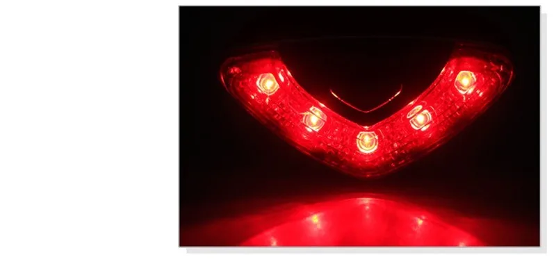 Best Bicycle Rear Tail light Red LED Flash Lights Cycling Night Safety Warning Lamp Bike Outdoor tail light Accessories 17