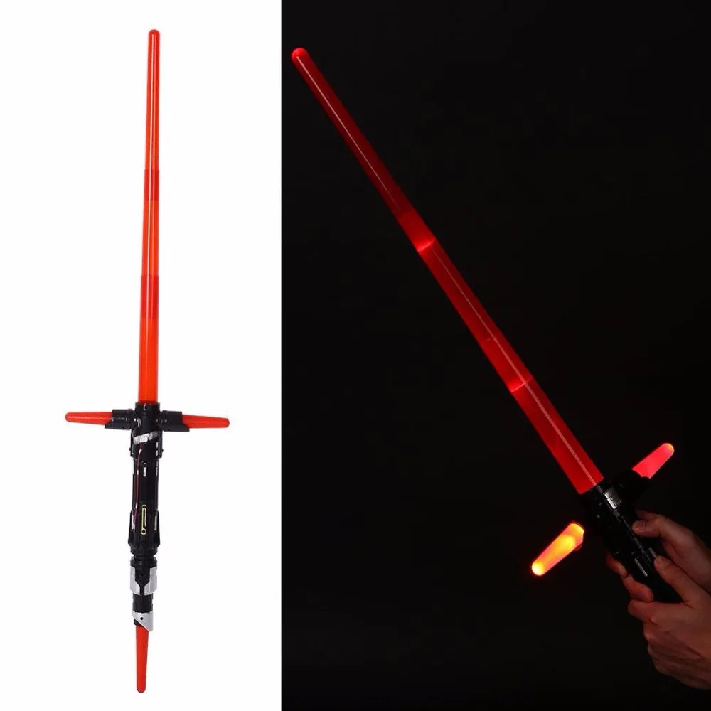 kylo ren spring action lightsaber