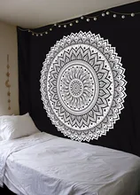 Indio hippie mandala tapiz colgante de pared girasol flor digital impreso boho bohemia playa toalla yoga mat manta colcha