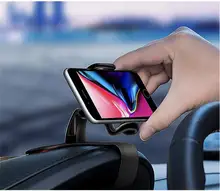 

Cell phone holder Universal Clip HUD Stand For Xiaomi iphone Xs 10 8 7 6 5 Smartphone GPS Bracket Car Mount Holder No Magnetic