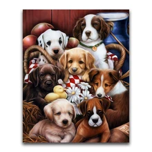 На заказ 5d Мандала изображение собаки из страз утка крестиком Рождество Санта Клаус hibah домашний декор diy pintura Алмазная мозаика Круз