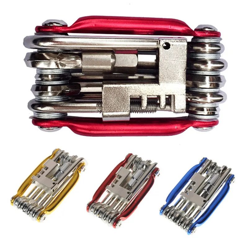 

1Pcs Creative Practical Cycling Supplies Multi-Function Eleven In One Portable Bicycle Repair Tool Combination