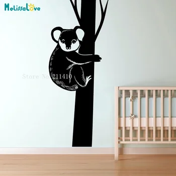 

Vinyl Wall Decal Sticker Koala in Tree Decal Lovely Home Decor Living Room Bedroom Self-adhesive As a Gift Art Murals YY949