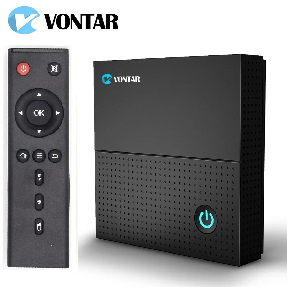 VONTAR TX92 3 Гб 64 ГБ Android tv box 7,1 Восьмиядерный 4K Amlogic S912 2,4 г/5 ГГц Wifi BT4.1 Сталкер медиаплеер телеприставка