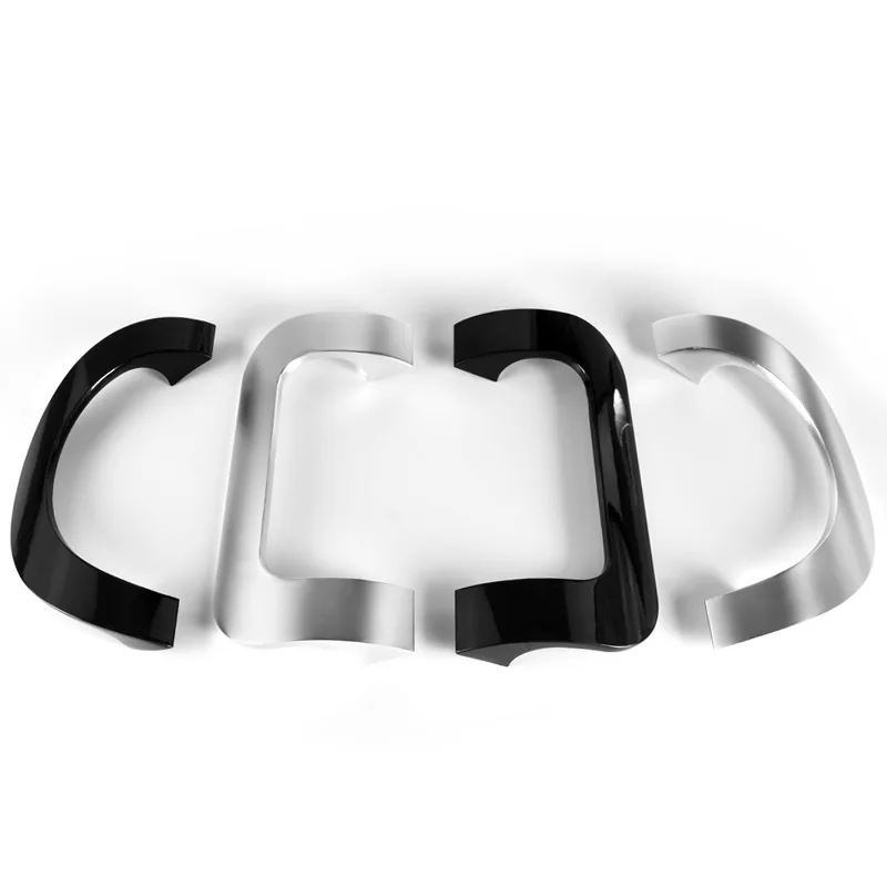 Aluminum Alloy Shower Room Curved Glass Door Handle Back To