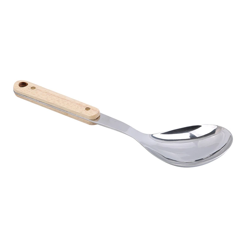 Rice spoon Short Многофункциональный Удобный 7 типов шлицевая лопатка из нержавеющей стали, жаростойкий антипригарный кухонный инструмент для Жарки Рыбы - Цвет: Rice spoon Short