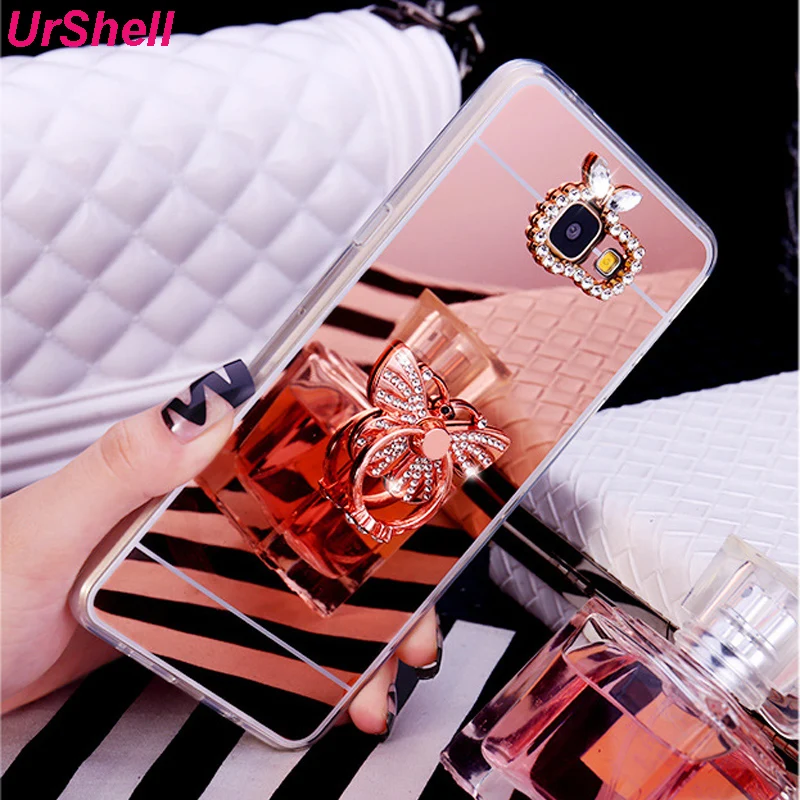 

Case For Samsung Galaxy S10 S9 S8 Plus S10E Note 9 8 A3 A5 A7 J3 J5 J7 2015 2016 2017 J4 J6 A8 2018 Plus Mirror Ring Holder Case