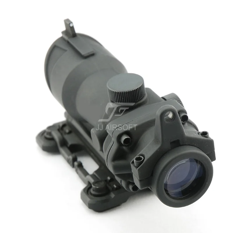 JJ Airsoft ACOG Style 4x32 с креплением QD (черный/коричневый) Бесплатная доставка