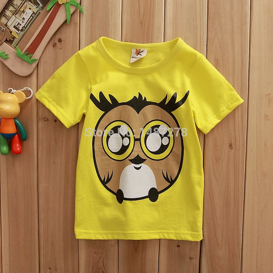 2016 summer baby boys t shirts animal printed kids children t shirts baby clothes boys clothing