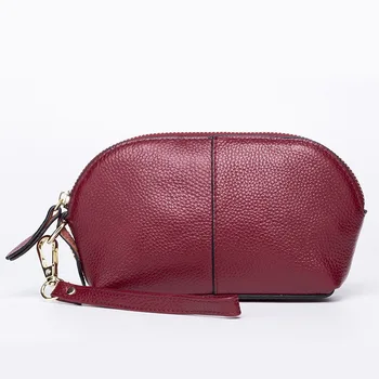 

HMILY Clutches Wallet Women Genuine leather Mini handy Bag Mini handbag Natural Leather phone Purse